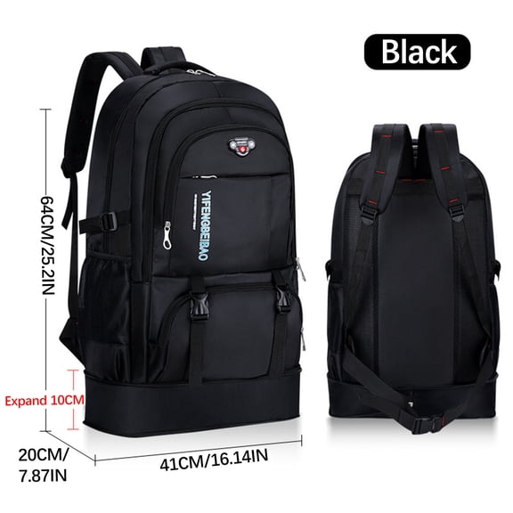 LSLJS Lunch Bag For Women & Men Bento Lunch Box Travel Backpack For Mountaineering, Large Backpack Men's Large Travel Backpack Mountaineering Outdoor Large Capacity Luggage Backpack For Office School