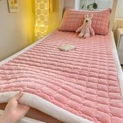LSLJS Mattress Thickened Milk-Wool, Mattresses, 78.7x47.2 Non-Slip Super Soft Comfortable, Matress Sleeping Pad for Camp Cot RV Bunk Narrow Twin Beds