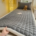 thumbnail image 1 of LSLJS Mattress Thickened Milk-Wool, Mattresses, 78.7x47.2" Non-Slip Super Soft Comfortable, Matress Sleeping Pad for Camp Cot RV Bunk Narrow Twin Beds, 1 of 6