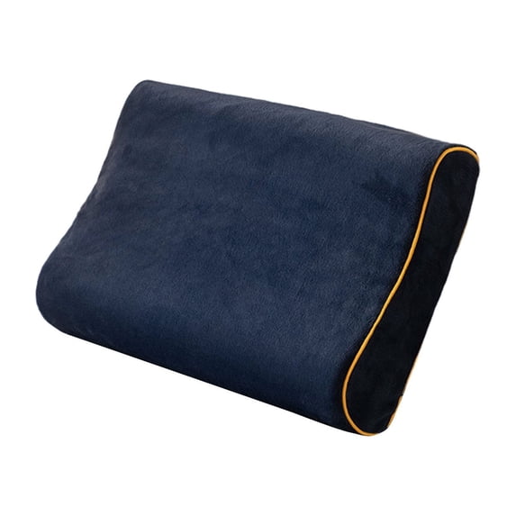 LSLJS Milk Velvet Pillowcase, 19.7"x11.8" Memory Foam Neck Guard Velvet Pillow Cover with Zipper Closure Soft Breathable Skin-friendly Winter Keep Warm Flannel Plush Pillow Protector for Sleep