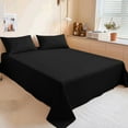 thumbnail image 1 of LSLJS Minimalist Style Bed Sheet, Queen Size Solid Color Microfiber Hotel Sheet Soft Breathable Wrinkle Free Double Brushed Bed Sheets Deep Pocket Non Pilling Bedding Sheet for All Season, 1 of 7