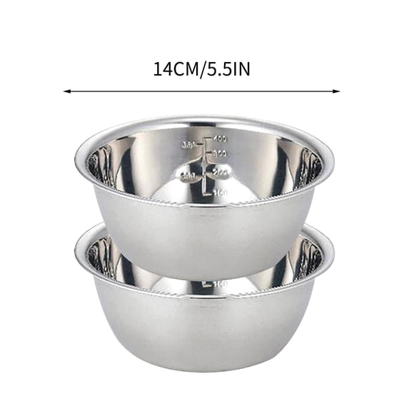 LSLJS Mixing Bowls Large Stainless Steel Kitchen Appliances Bowls Thickened & Safe Flat Base Mixing Bowls for Cooking Baking Home Kitchens