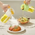 thumbnail image 1 of LSLJS Oil Sprayer for Cooking 460ml 2 In 1 Glass Oil Dispenser/Pour Bottle Food Grade Large Opening Oil Dispenser for Kitchen Gadgets, Food Grade Spray Bottle Frying BBQ, Kitchen Appliances, 1 of 6