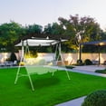 thumbnail image 1 of LSLJS On Clearance Garden Waterproof Winds Double Swings with Garden Seat Replacement Canopy, 1 of 7