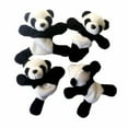 thumbnail image 1 of LSLJS Panda Fridge Magnet Stickers,4 PC Cute Soft Plush Fridge Magnet Refrigerator Sticker,Gift for Friend Souvenir Decor Kitchen Accessories for Home Kitchen Office Lockers Whiteboard, 1 of 5