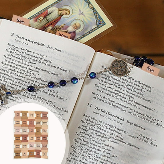 LSLJS Pieces Bible Tabs, Laminated Bible Tabs for Women, Gold Foil Bible Tabs for Study Bible Easy to Read Apply Tab Dividers Book Index Tabs for Bible, Scripture Journaling Accessories, Bible