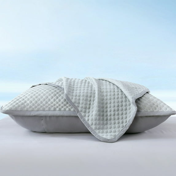 LSLJS Pillow Protectors Fiber Core Isolation Waterproof Pillow Covers Soft Quiet Zip Pillow Cases Hypoallergenic Bed Bug & Dust Mite Household 29x18.9"