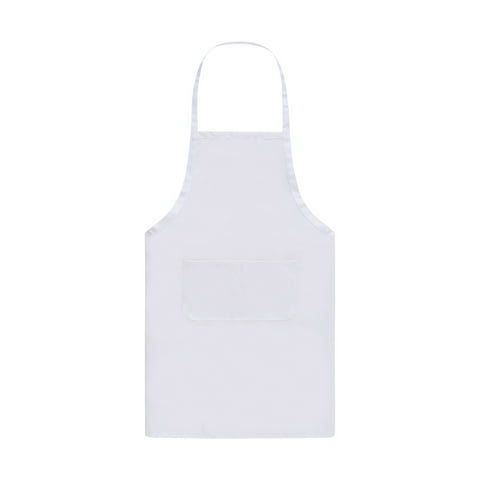 LSLJS Plain Apron for Women and Men with Double Pockets, Waterproof Aprons for Cooking Adult Chef Kitchen Apron for Cooking, Baking, Grilling, Working, Valentines Day Gifts Clearance Under $5 White
