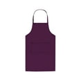 thumbnail image 1 of LSLJS Plain Apron for Women and Men with Double Pockets, Waterproof Aprons for Cooking Adult Chef Kitchen Apron for Cooking, Baking, Grilling, Working, Valentines Day Gifts Clearance Under $5 Purple, 1 of 1
