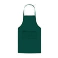 thumbnail image 1 of LSLJS Plain Apron for Women and Men with Double Pockets, Waterproof Aprons for Cooking Adult Chef Kitchen Apron for Cooking, Baking, Grilling, Working, Valentines Day Gifts Clearance Under $5 Green, 1 of 1