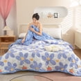 thumbnail image 1 of LSLJS Quilt Summer Lightweight Soft Quilts Cottons Water Wash Seamless Quilt Set Washable Comforter for Couch Bed Design All Season 59"x39", 1 of 6
