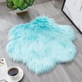 thumbnail image 1 of LSLJS Rug Faux Fur Super Soft Rugs Fluffy Sheepskin Area Rug Washable for Bedroom Floor Sofa Living Room 24x24", 1 of 2