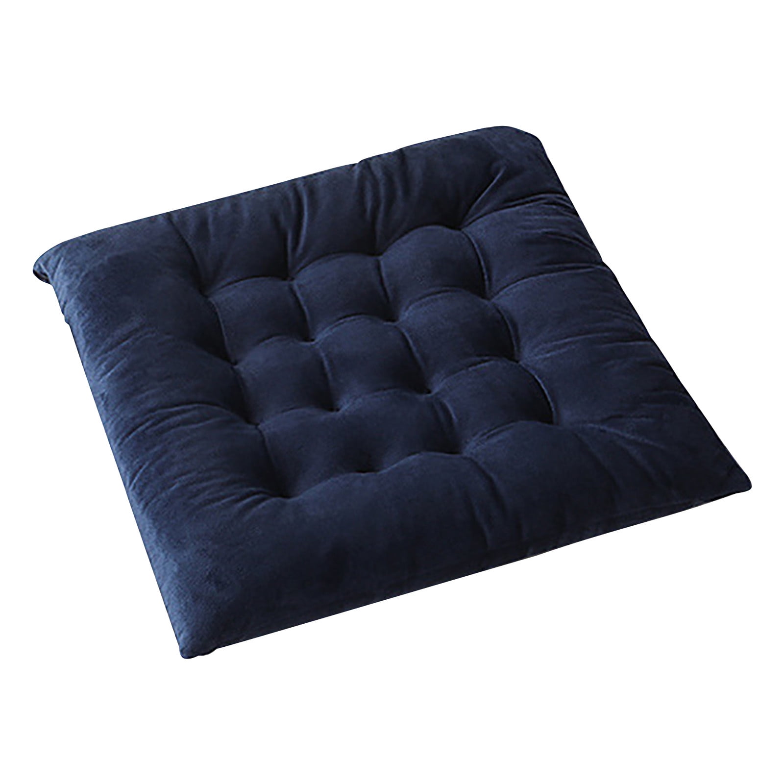 LSLJS Seat Cushion,Crystal Velvet Chair Pads with Ties for Non Slip,Soft Thick Reduce Pressure