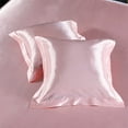 thumbnail image 1 of LSLJS Silk Pillow Cases - Pillow Covers Ultra Smooth & Soft Cooling Satin Pillowcase with Hidden Zipper for Hair Skin Sleeping 20x20", 1 of 6