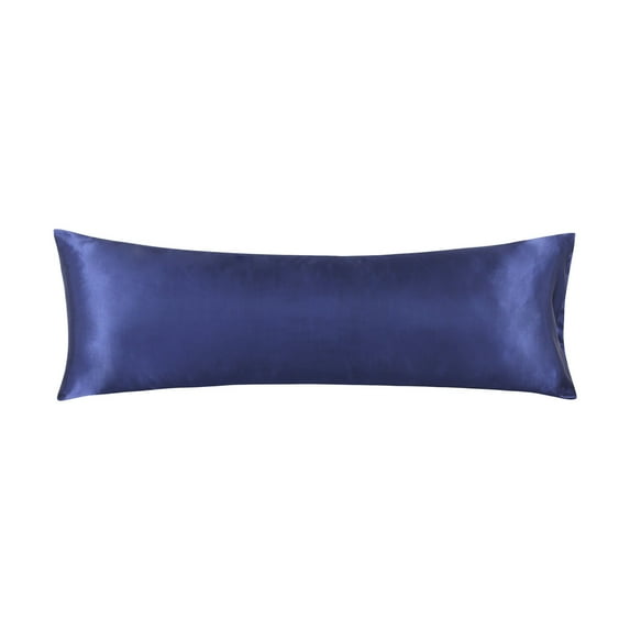 LSLJS Satin Silk Pillowcase for Hair and Skin, 20x54 inch Long Body Size Soft Satin Pillow Cover with Hidden Zipper Breathable Skin-friendly Silky Slip Cooling Body Pillowcases for Sleep