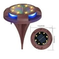 thumbnail image 1 of LSLJS Solar Lights For Outside,LED Outdoor Light Waterproof 4pcs LED Lights Underground Buried Garden Roadway Outdoor Wall Lamp 8 LED Lights Night Light For Garden Yard Pathway, 1 of 2