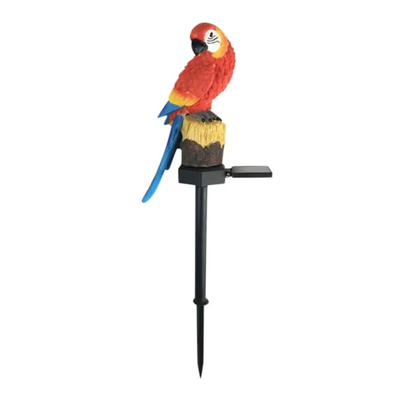 LSLJS Solar Lights For Outside,LED Outdoor Light Waterproof Solar Parrot Inserting Ground Light Resin Crafts Garden Placement Light Night Light For Garden Yard Pathway