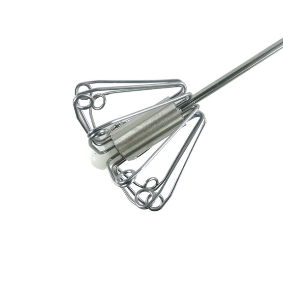 LSLJS Stainless Steel Egg Whisk,Semi-automatic Rotating Whisk,Hand Push Rotary Whisk Blender,Egg Beater,Milk Frother,Drink Mixer Kitchen tools for Coffee Blending Whisking Beating Stirring