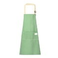 thumbnail image 1 of LSLJS Strip Aprons for Women with Two Pockets, Waterproof Aprons for Cooking, Cotton Linen Sleeveless Smock, Adult Chef Kitchen Apron for Cooking, Baking, Grilling, Working, Gifts Clearance Under $5, 1 of 2