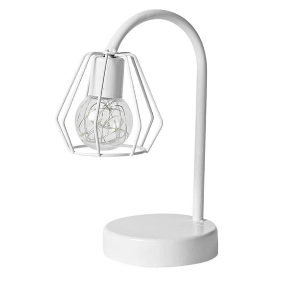 LSLJS Student Desk Lamp Modeling Lamp Modern Style Battery Powered Strip Light Night Decorative Ornaments Small Table Lamp Iron Night For College Dormitory, Bedroom,Living room, Desk