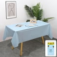 thumbnail image 1 of LSLJS Table Cloth & Plastic - Tablecloth & Waterproof - Table Cloth Rectangle Table Disposable for Seating Gatherings Occasions 54x72", 1 of 4