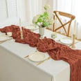 thumbnail image 1 of LSLJS Table Runner & Balinese Gauze - Table Runners & Home and Kitchen - Table Cloth & Modern Farmhouse Decor Party Holiday 35x71", 1 of 4