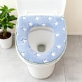 thumbnail image 1 of LSLJS Toilet Seat Cushion Luminous Warm & Soft Thicked Padded Toilet Seat Plushs Zipper Washable Toilet Seat-Home Bathroom, 1 of 6