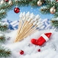 thumbnail image 1 of LSLJS Toothpicks Christmas Decorations-Snowflake Disposable Fruit Cocktail Picks Dessert Food Appetizers Winter Party Decor 100 Count, 1 of 8