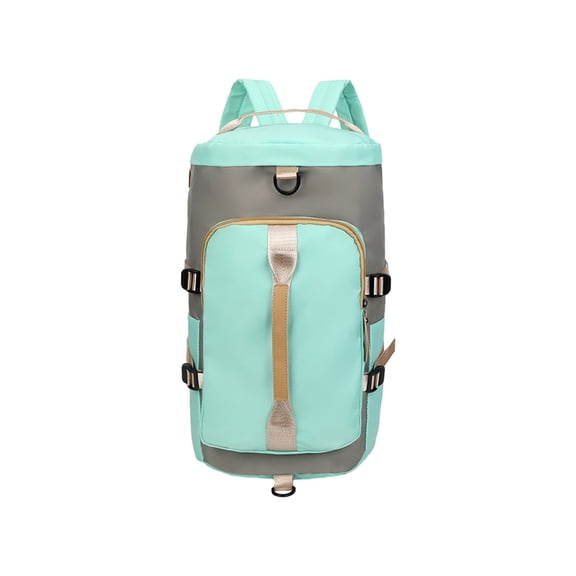 LSLJS Travel Duffel Bag fr Women/Men, Large Capacity Weekender Bags with Shoes Compartment and Shoulder Strap Multifunction Waterproof Sport Gym Backpack Foldable Carry on Luggage Overnight Bag