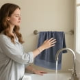 thumbnail image 1 of LSLJS Wash Cloths Extra Absorbent Soft Quickly Thickened Drying 29x13" Large Not Shed Cottons Fluffy Fashion Luxury Lightweight Embroidery Household Hand Towels for Bathroom Towels Cottons, 1 of 6
