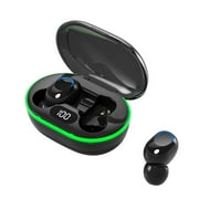 LSLJS Wireless Earbuds,5.3 Bluetooth Headphones with LED Lamp and Digital Display Charging Case,Noise Cancelling Earphones,Waterproof Ergonomic Design Touch Control Headset Christmas Gifts for Sports