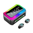 thumbnail image 1 of LSLJS Wireless Earbuds, Bluetooth 5.3 Noise Cancellation In-Ear Headphone with RGB Ambient Light & Mirror HD Time Display Charging Case, Power Bank Function, Waterproof Stereo Surround Sound Headset, 1 of 9
