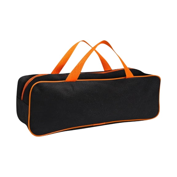 LSLXA 38X14Cm Grill Tool Bag Heavy-Duty Grill Utensil Storage Bbq Tool Bag Large Capacity Grill Accessory Storage Orange S