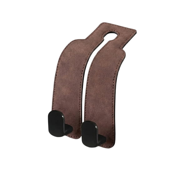 LSLXA Car Hooks Headrest Hooks for Car Car Seat Back Organizer Storage Hook Double Hook Car Seat Hooks for Hanger Purses Purse Holder for Car