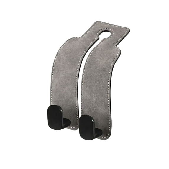 LSLXA Car Hooks Headrest Hooks for Car Car Seat Back Organizer Storage Hook Double Hook Car Seat Hooks for Hanger Purses Purse Holder for Car
