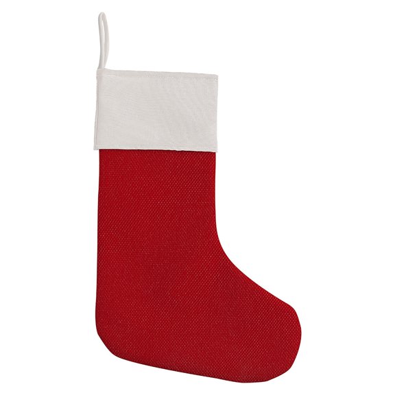 LSLXA Custom Blank Christmas Felt Stocking Printable Holiday Ornament Party Decoration for Xmas Tree Home Decor