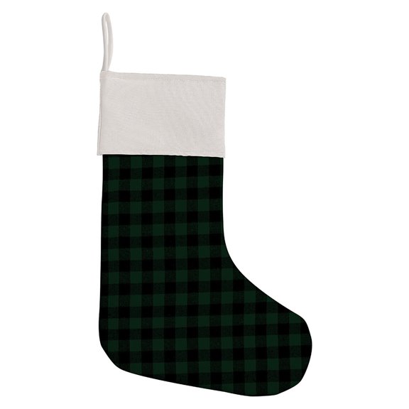LSLXA Custom Blank Christmas Felt Stocking Printable Holiday Ornament Party Decoration for Xmas Tree Home Decor