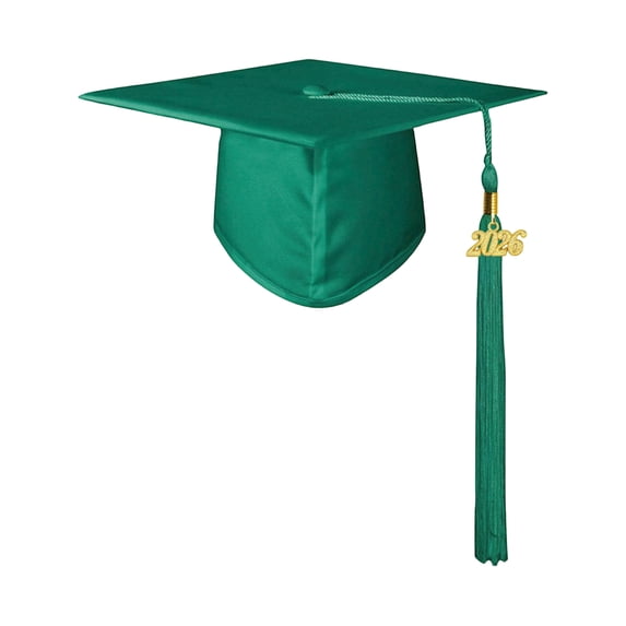 LSLXA Unisex Adult Graduation Cap Matte Graduation Cap with 2026 Tassel Year Charm for High School & Bachelor Master