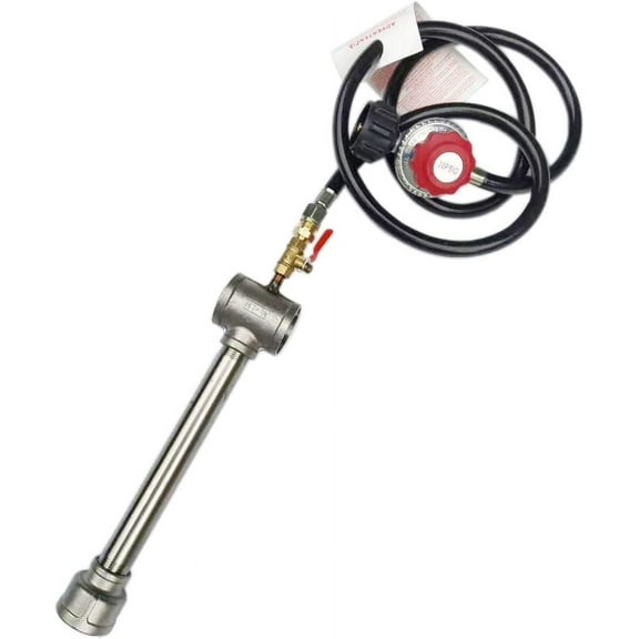 LSMIITTH Gas Forge Burner , Furnace Burner Blacksmith ,HP Regulator, Blacksmith Knife Making 1 Forge Burner