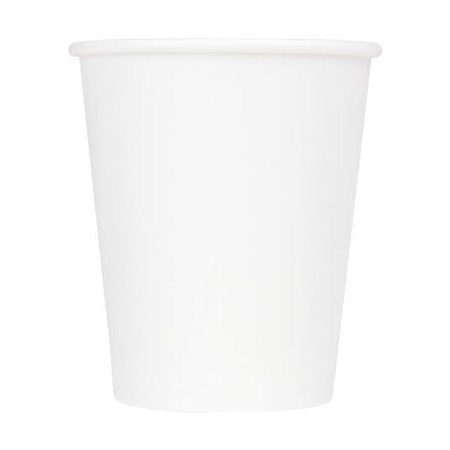 LSNF 6 oz Paper Coffee Cup [1,000 ct] White Small Disposable Cup for ...