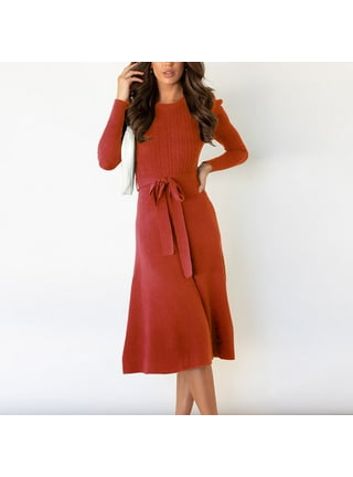 Sweater Swing Dress