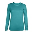 thumbnail image 1 of LSOLMD Women Long Sleeve Undershirts for Scrubs - Great Stretch and Layering Piece, 1 of 5