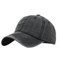 thumbnail image 1 of LSONABXA Black Baseball Caps for Women Men Under $5 Ponytail Messy Buns Trucker Baseball Visor Cap UniFashion Plain Hat Muslim Hat, 1 of 1