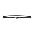 thumbnail image 1 of LSONABXA Black Belt for Women Under $5 Women's Classic Simple Detachable Leather Belt Slimming Waist Accessory Polyester Belt, 1 of 3