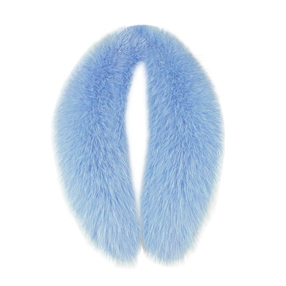 Summer Sales LSONABXA Saving $5 Blue Scarf for Women Under $10 Women's Plush Collar Scarf Wrap Winter Warmer Neck Scarf Polyester Scarf