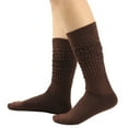 thumbnail image 1 of LSONABXA Coffee Stockings for Women Under $5 Women's Long Thigh High Socks Over The Knee Heap Socks for Festival Polyester Long Socks, 1 of 4