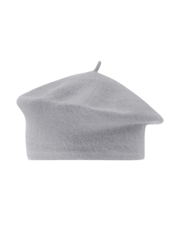 Grey Berets for Women Under $5 Ladies Solid Color Imitation Wool Beret Bud Painter Hat Lady Beret