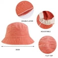 thumbnail image 1 of LSONABXA Khaki Bucket Hats for Women Men Under $5 UniFashion Double Side Reversible Bucket Hat Trendy Cotton Twill Canvas Sun Fishing Cap Polyester Fisherman's Hat, 1 of 2