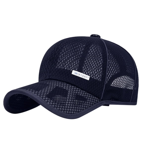 LSONABXA Navy Baseball Caps for Women Men Under $5 UniFashion Low Profile Mesh Baseball Cap Soft Unconstructed Adjustable Dad Hat Muslim Hat