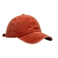 thumbnail image 1 of Summer Sales LSONABXA Saving $5 Orange Baseball Caps for Women Under $5 UniFashion Summer Casual Sunscreen Baseball Cap Adjustable Hat for Men Women Muslim Hat, 1 of 2